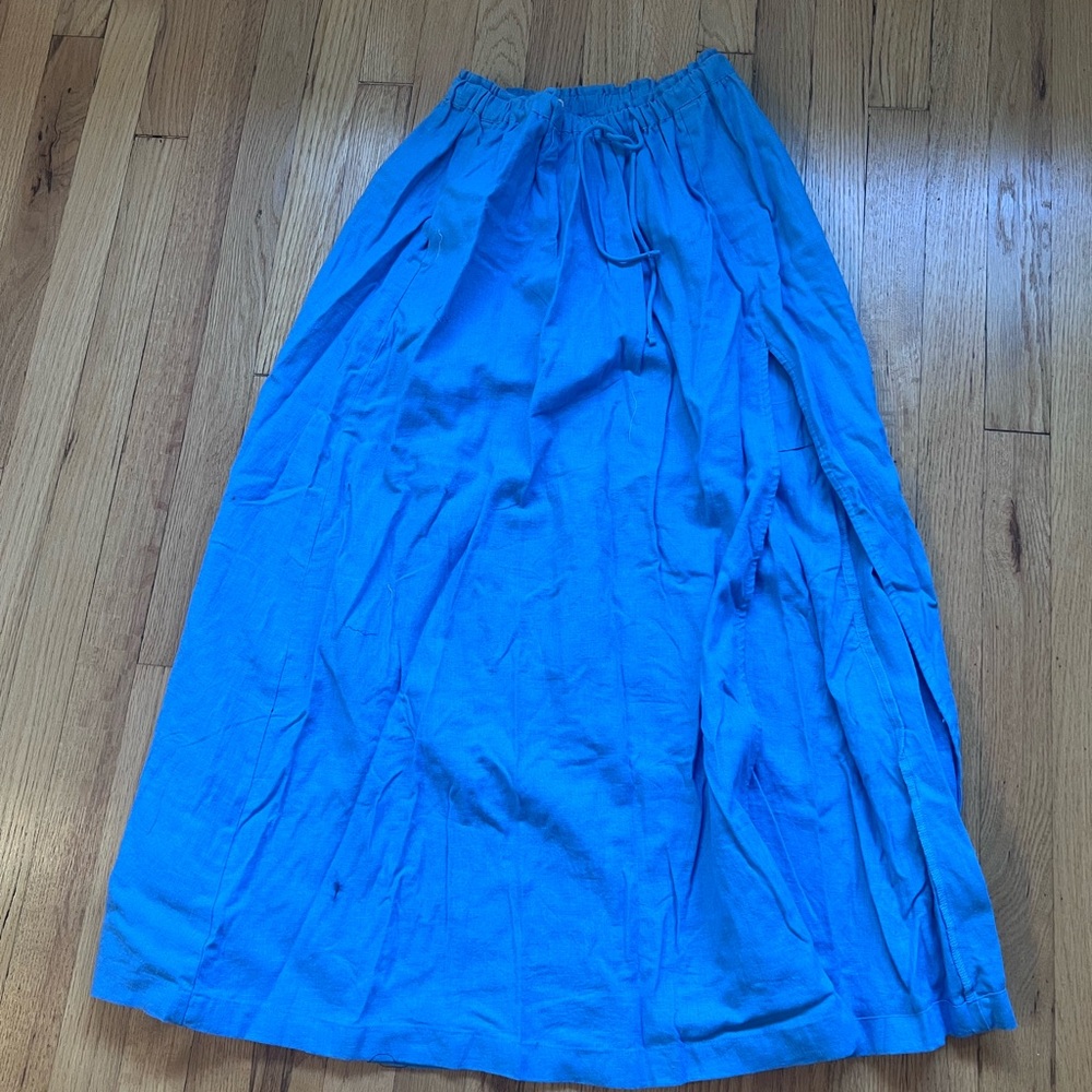 NWT Abercrombie & Fitch Blue Maxi Skirt